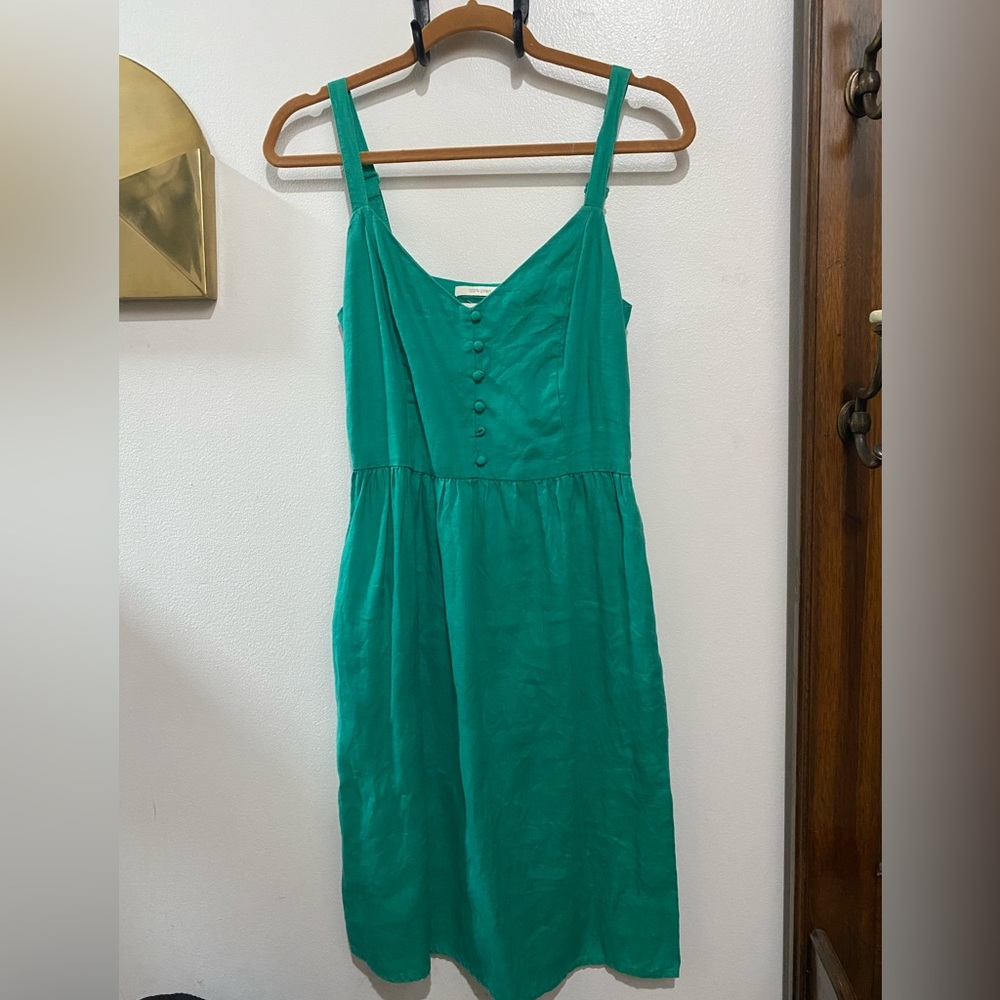Cynthia Rowley green dress, Small.